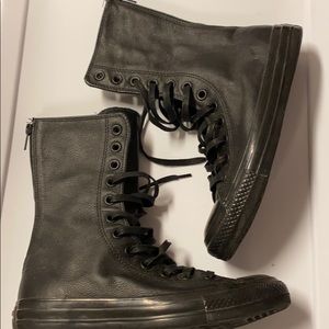 Converse black boots